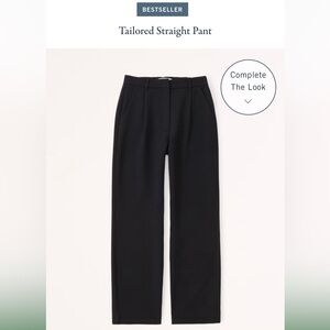 Abercrombie tailored straight pant